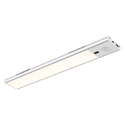 Globo - Luz LED recargable regulable para debajo de armarios de cocina 1,4 W/5 V 1100 mAh 24 cm